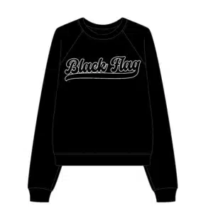 Black Flag Script Crewneck