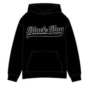 Black Flag Script Hoodie