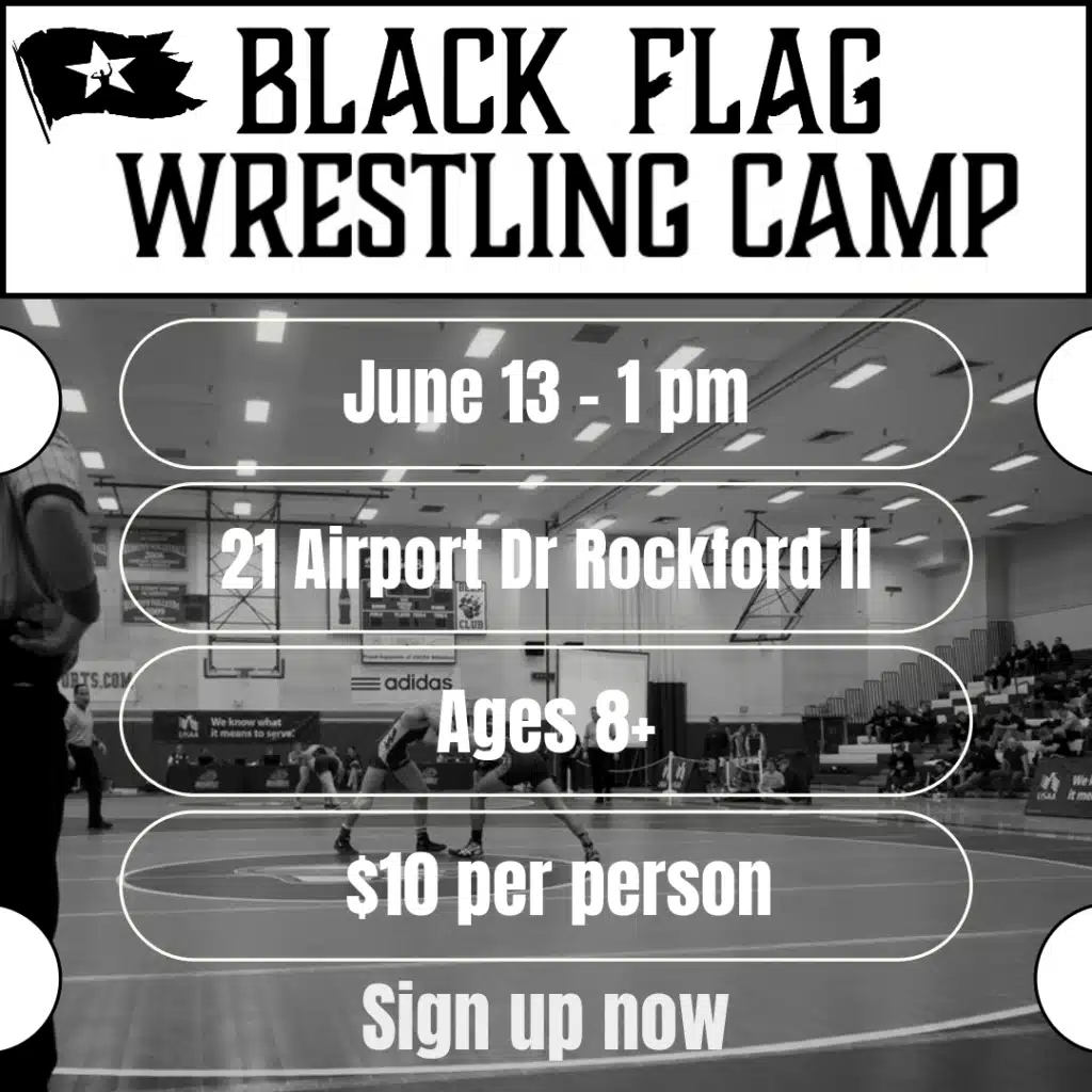 Kids wrestling camp