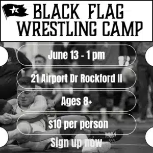 Summer wrestling clinic at black flag